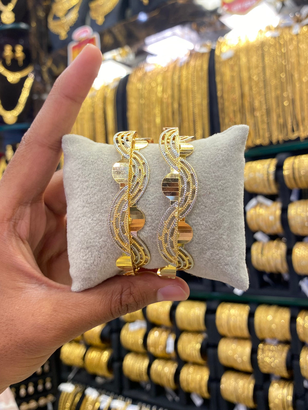 Arabic style bangle 2pcs