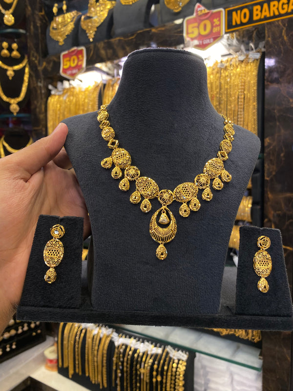 Turkish neck set - Gold plated