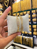 Arabic Style Bangle 2Pcs - Rodhium Plated