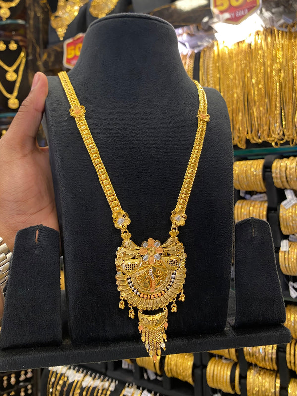 Indian Style Long Set Tri Mix - Gold Plated