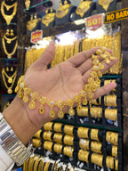 Turkish Style Neck Set Tri Mix - Gold Plated