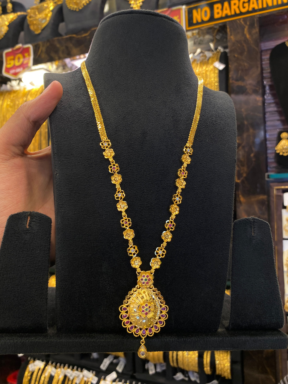 Statement Sleek Long Set - Gold Plated