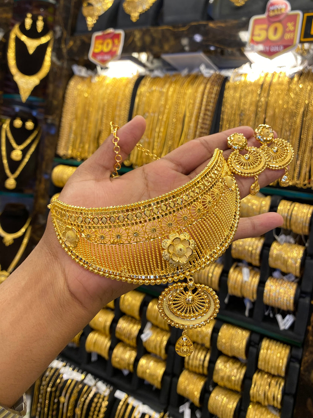 Gold Plated Calcutta Style Choker