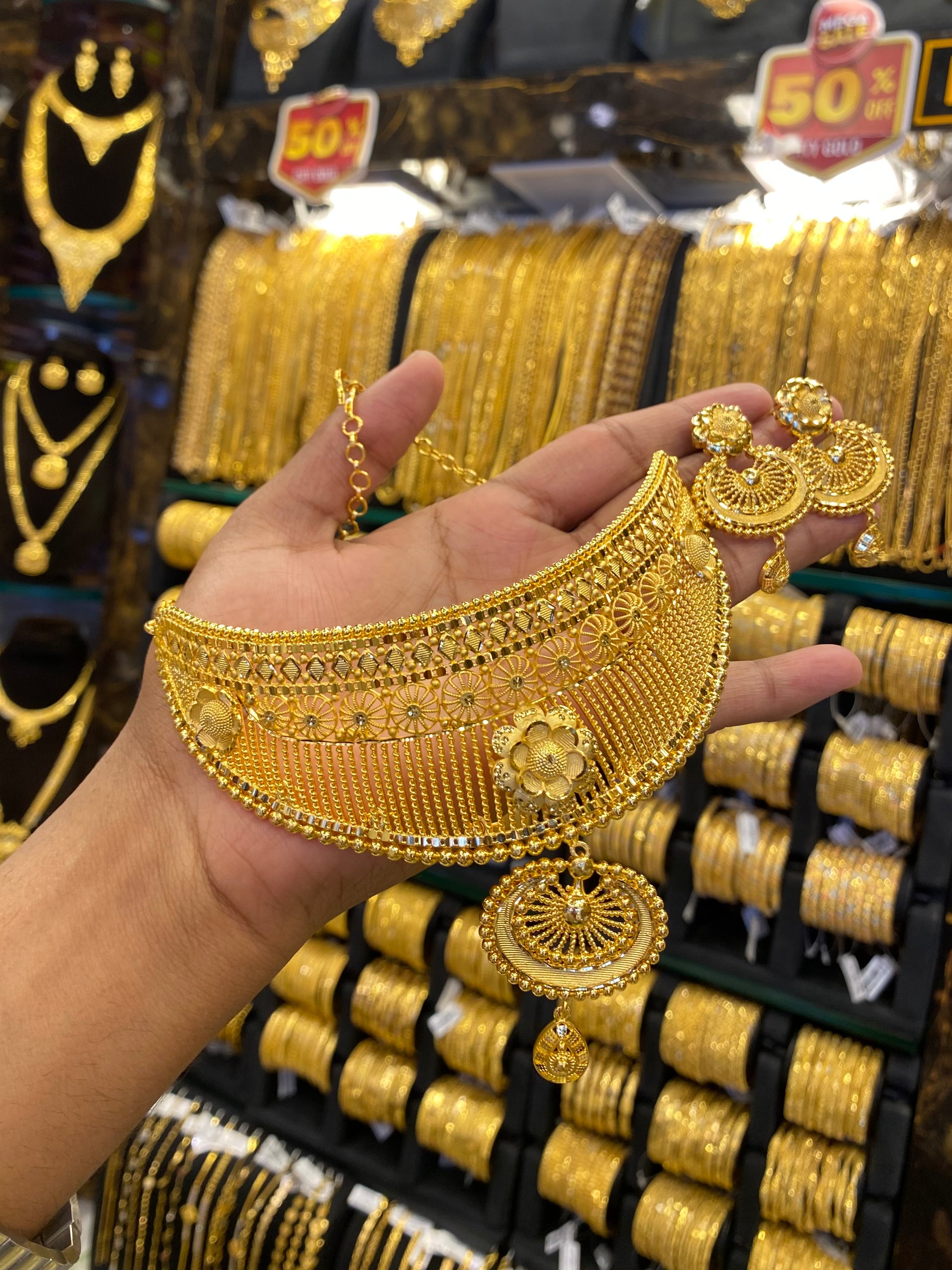 Gold Plated Calcutta Style Choker