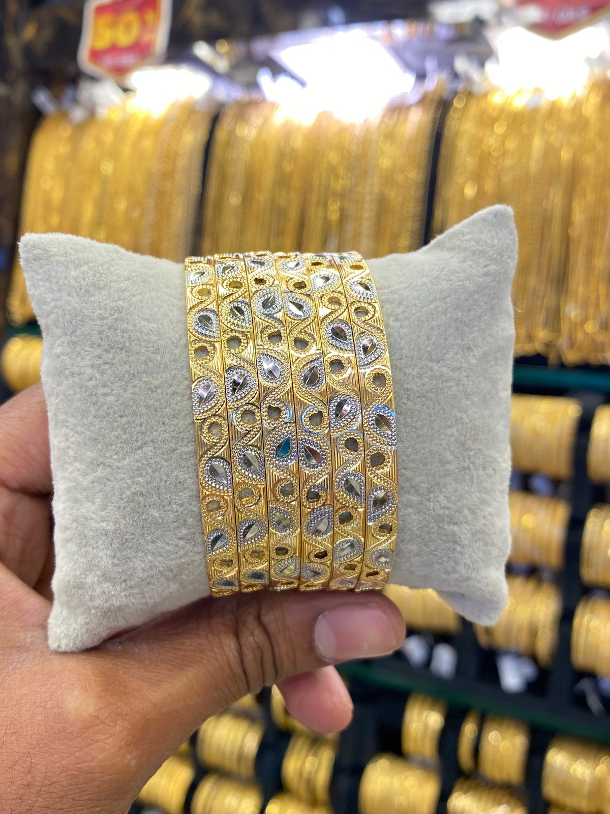 Arabic bangle Sleek style - 6pcs set