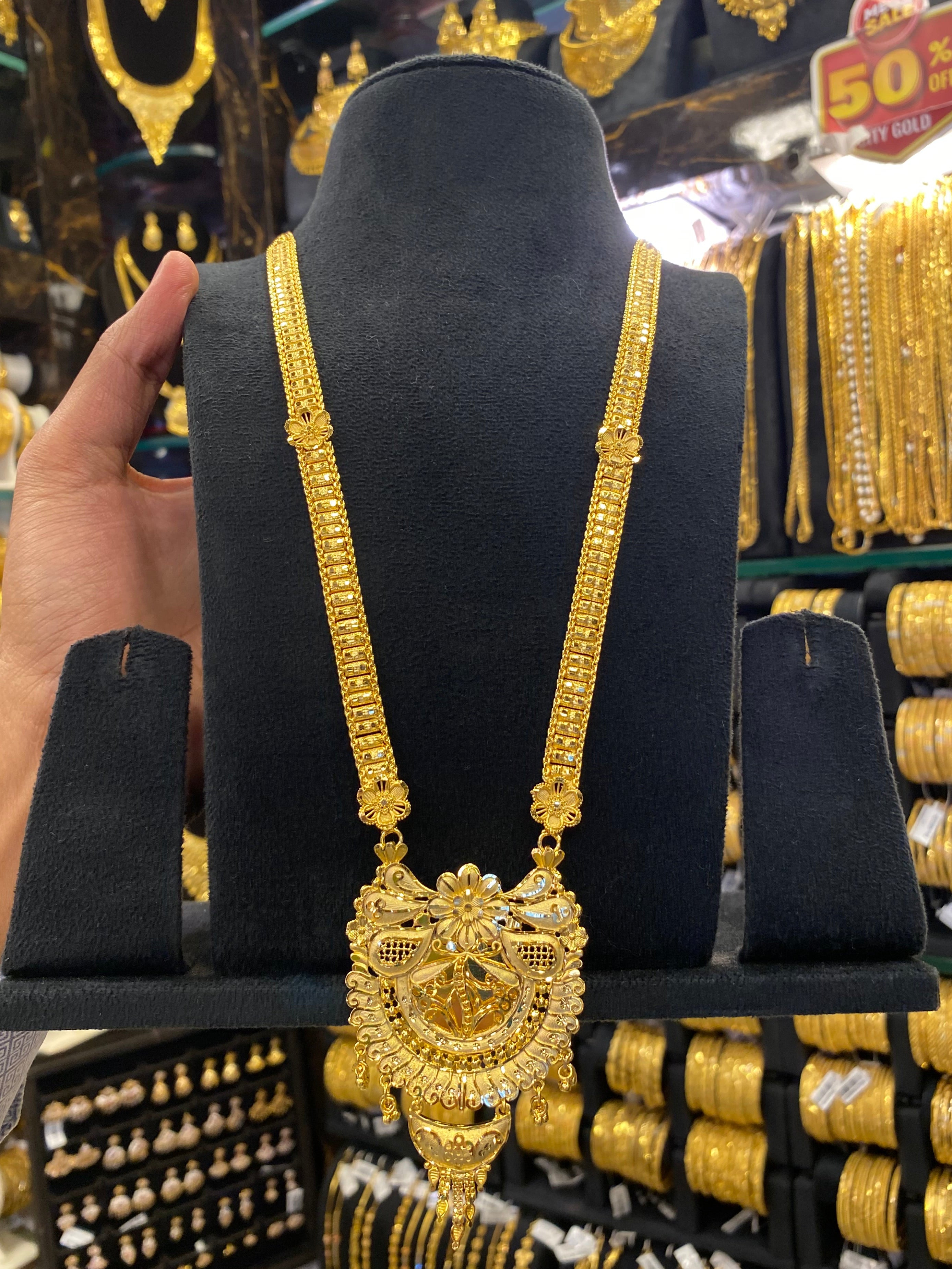 Gold Plated Calcutta Long Set