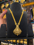 Indian Style Long Set Full Gold - Gold Plated