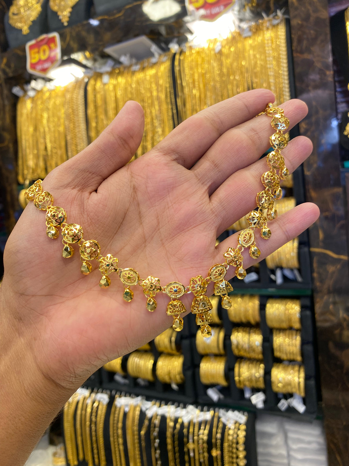 Turkish Style Neck - Gold Plated