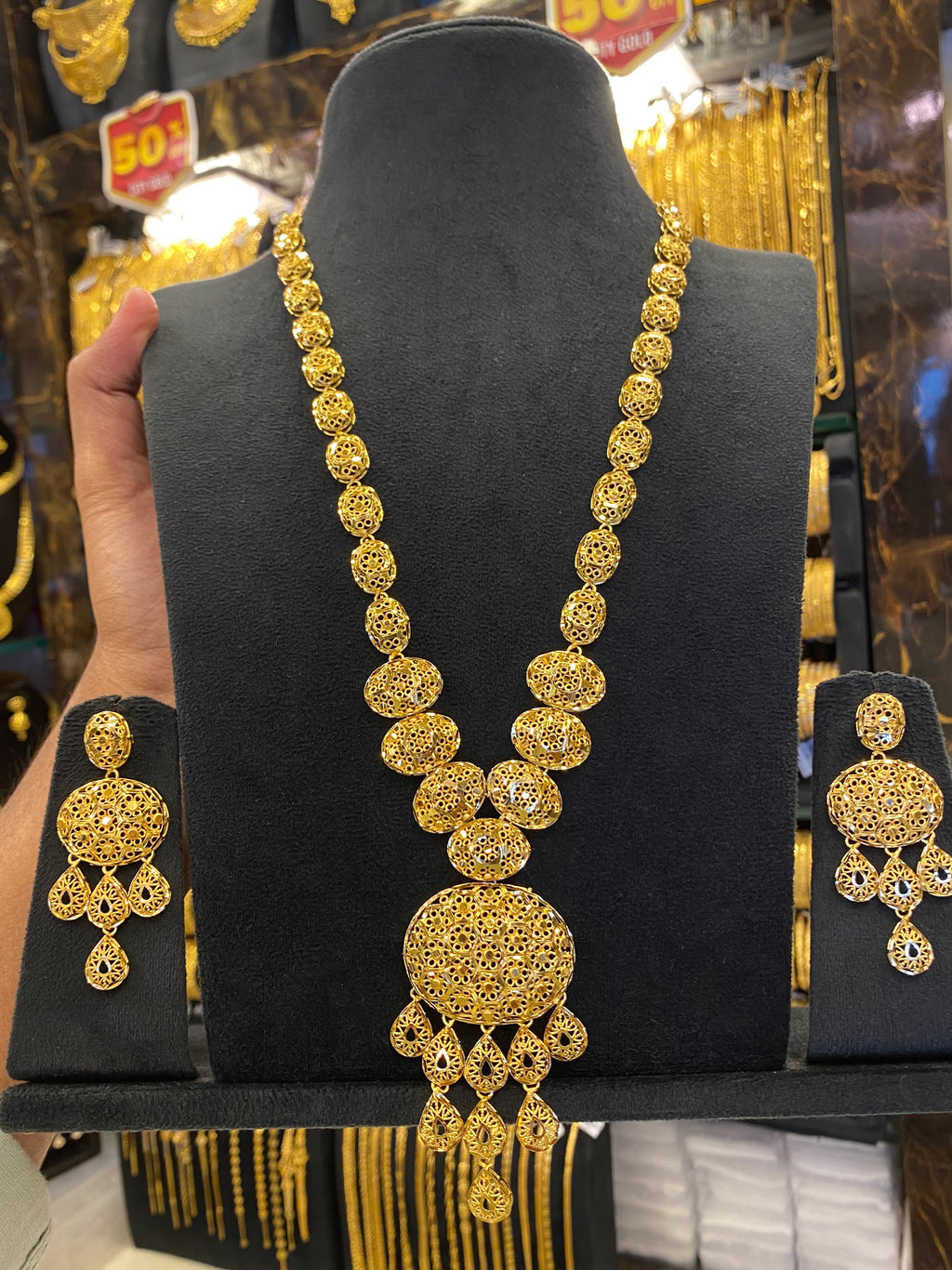 Turkish Style Long Full Gold