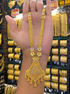 Indian Style Long Set  Tri Mix - Gold Plated