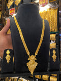 Indian Style Middle Set Full Gold - Gold Plated