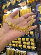 Turkish Style Neck Set Tri Mix - Gold Plated