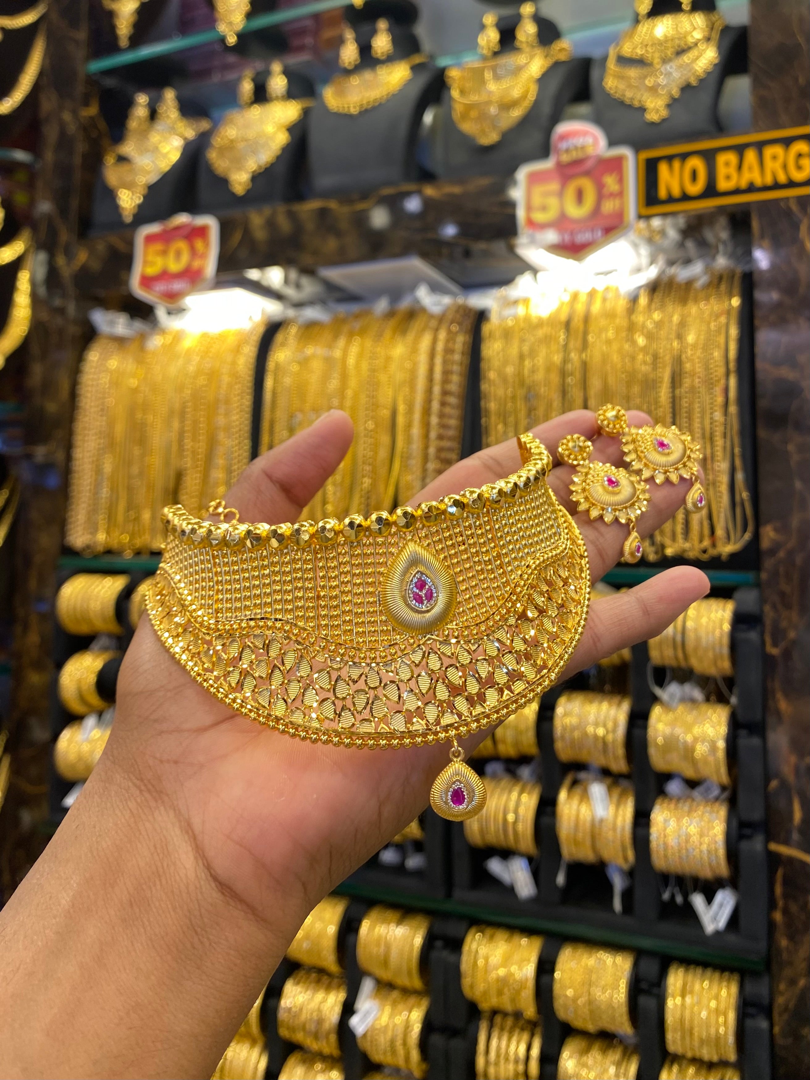 Gold Plated Calcutta Style Choker