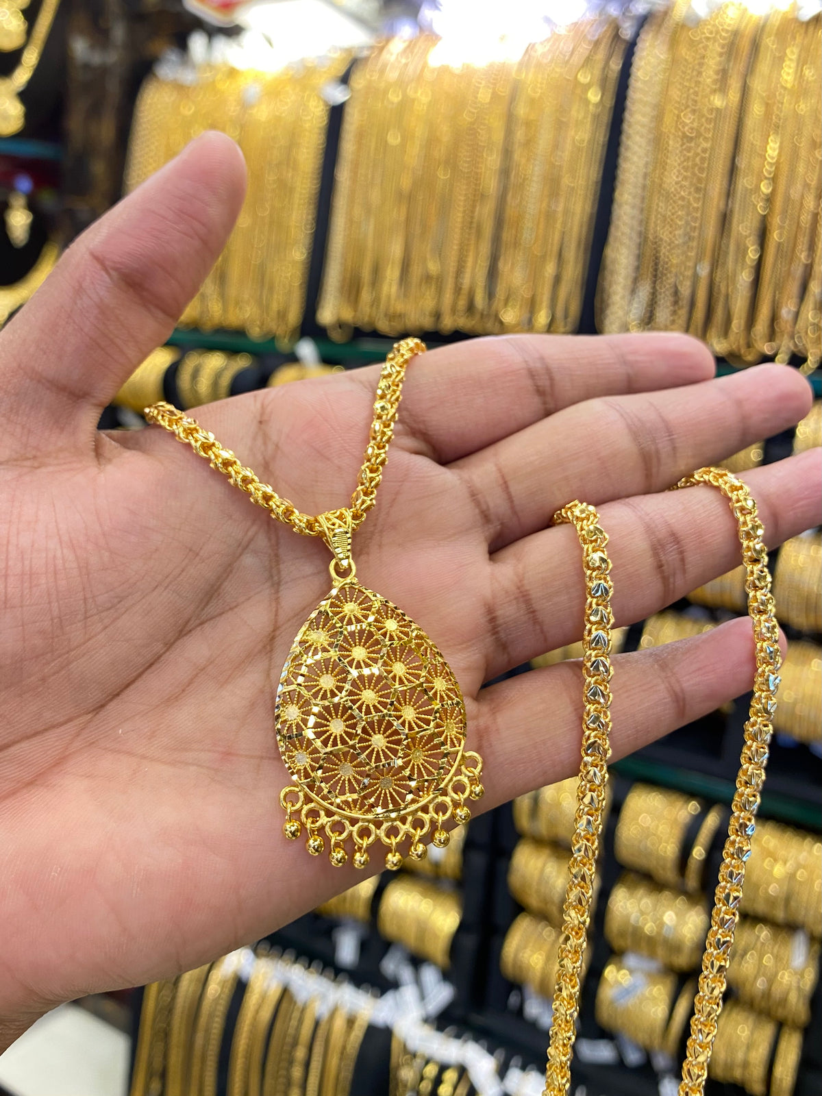Gold Plated Pendant Chain - 24” Length