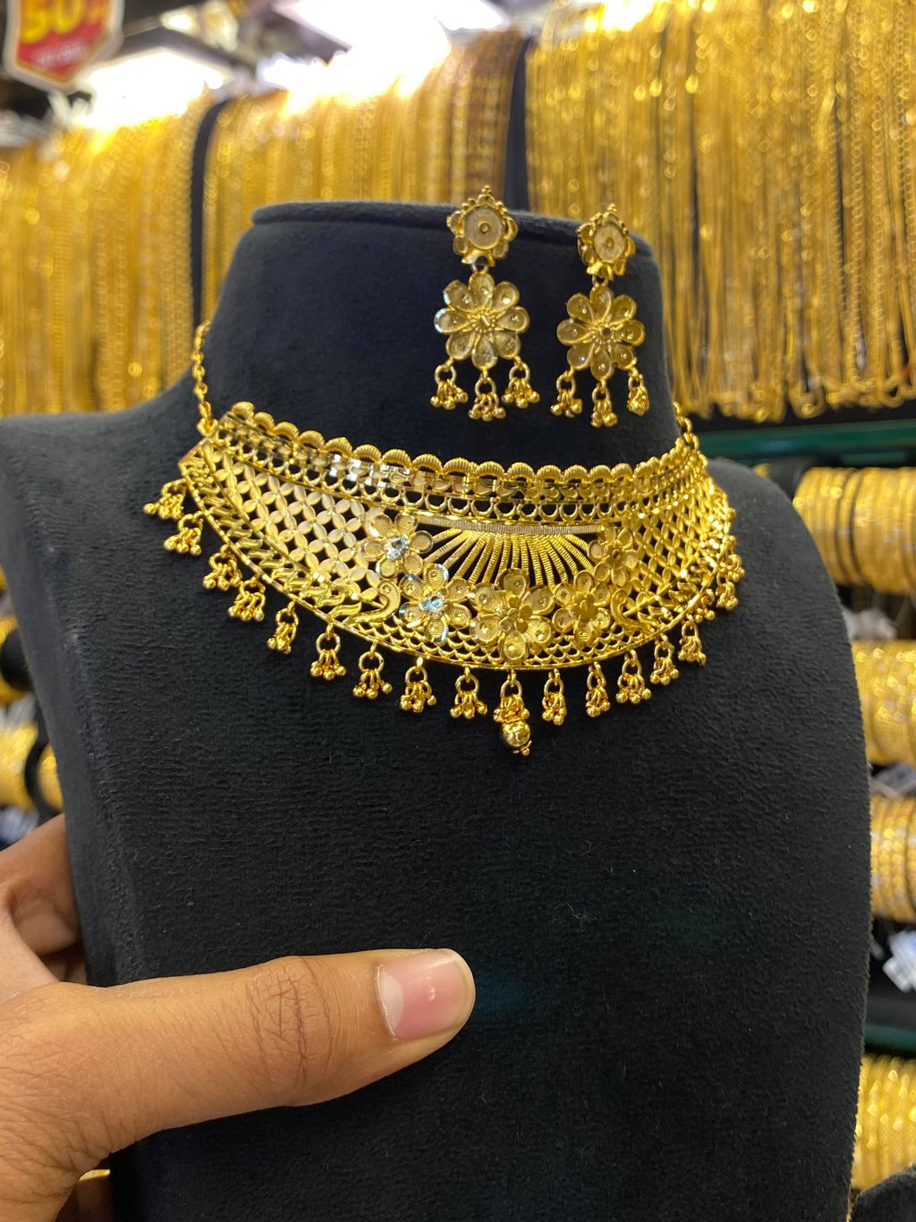 Gold Plated Calcutta Style Choker