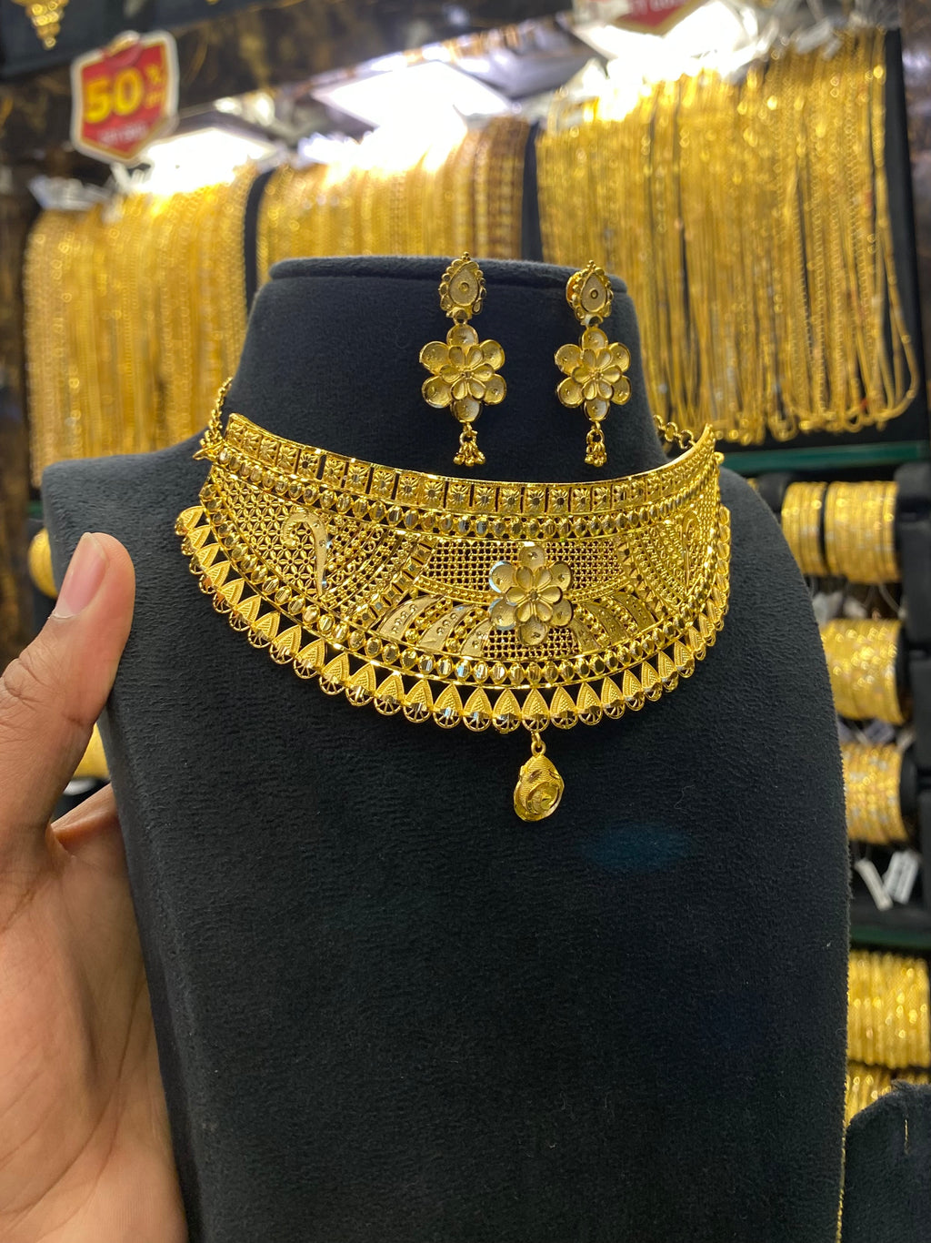 Gold Plated Calcutta Style Choker