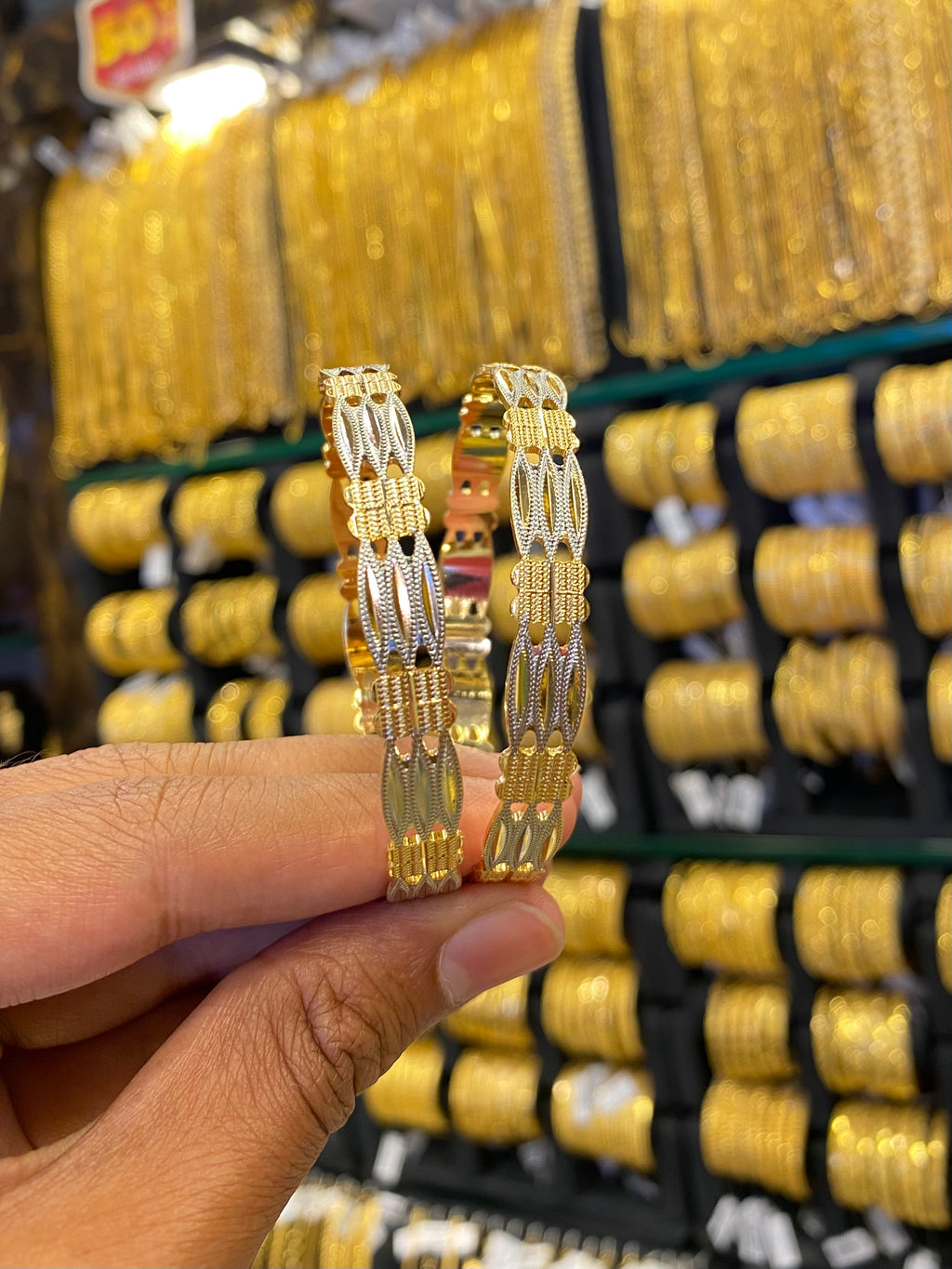 Arabic style bangle 2pcs