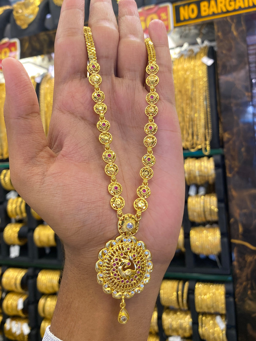 Statement Sleek Long Set - Gold Plated