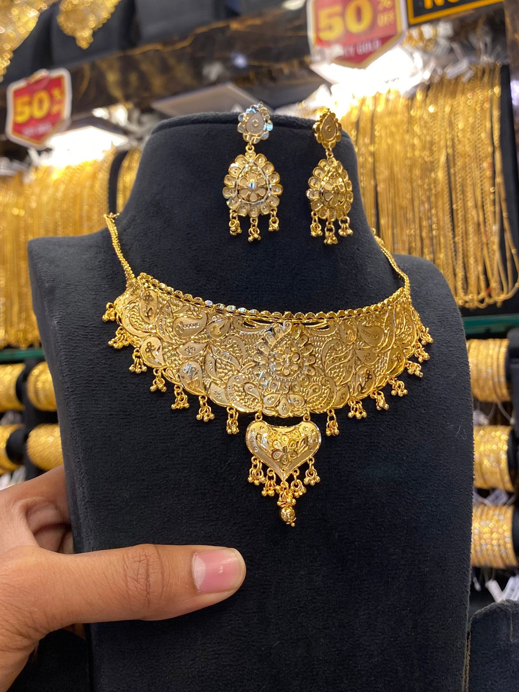 Gold Plated Calcutta Style Choker