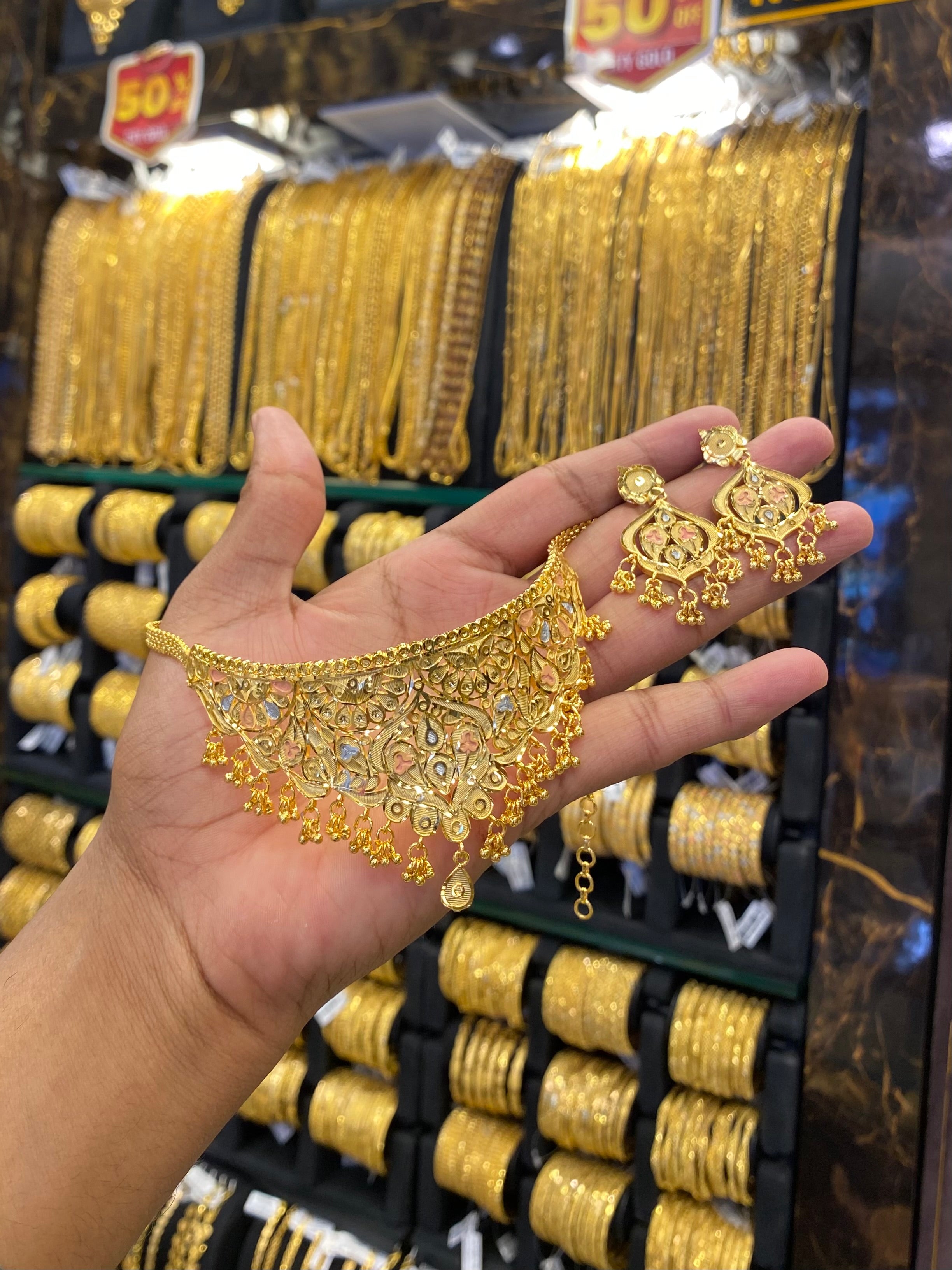 Gold Plated Calcutta Style Choker