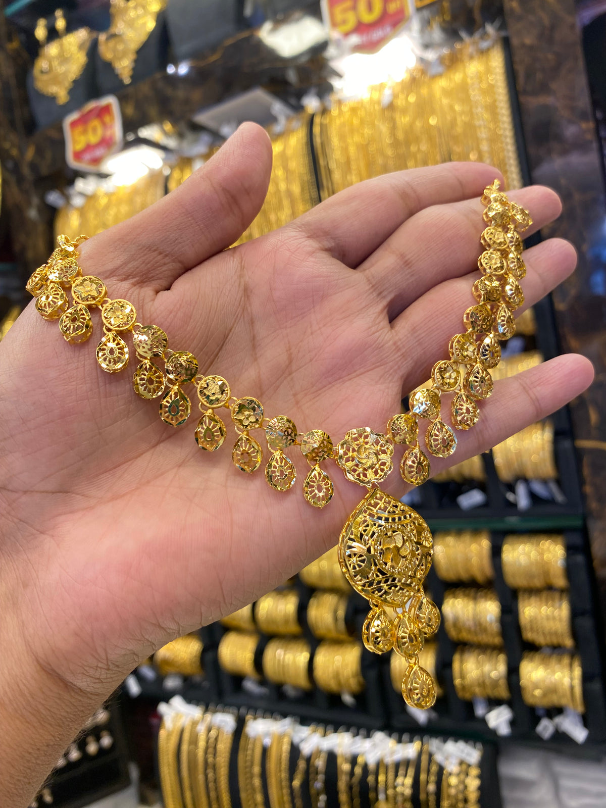 Turkish Style Neck - Gold Plated