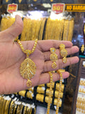 Turkish Style Pendant Set - Gold plated