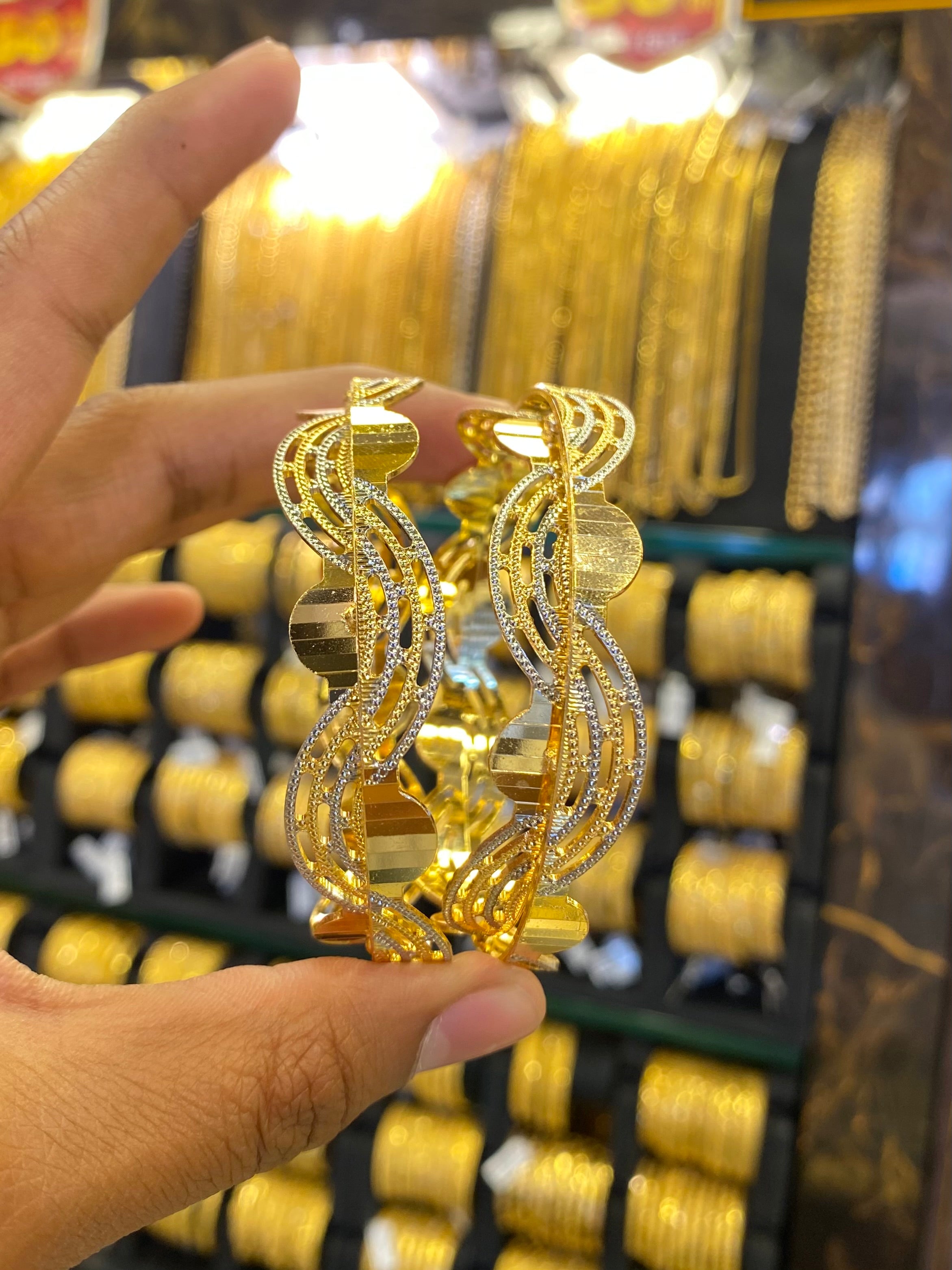 Arabic style bangle 2pcs