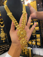 Turkish Style Long Set Full Gold - Gold Plated