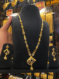 Statement Sleek Long Set - Gold Plated