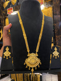 Indian Style Long Set Full Gold - Gold Plated