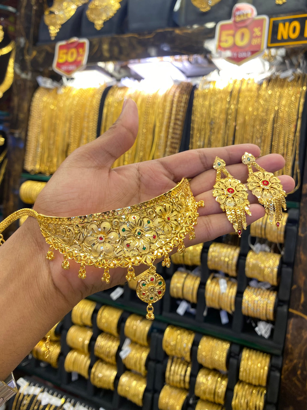 Gold Plated Calcutta Style Choker
