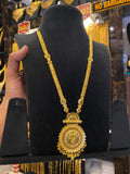 Indian Style Long Set Full Gold - Gold Plated