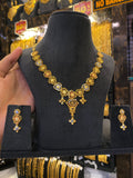 Turkish Style Neck Sleek Type Tri Mix - Gold Plated