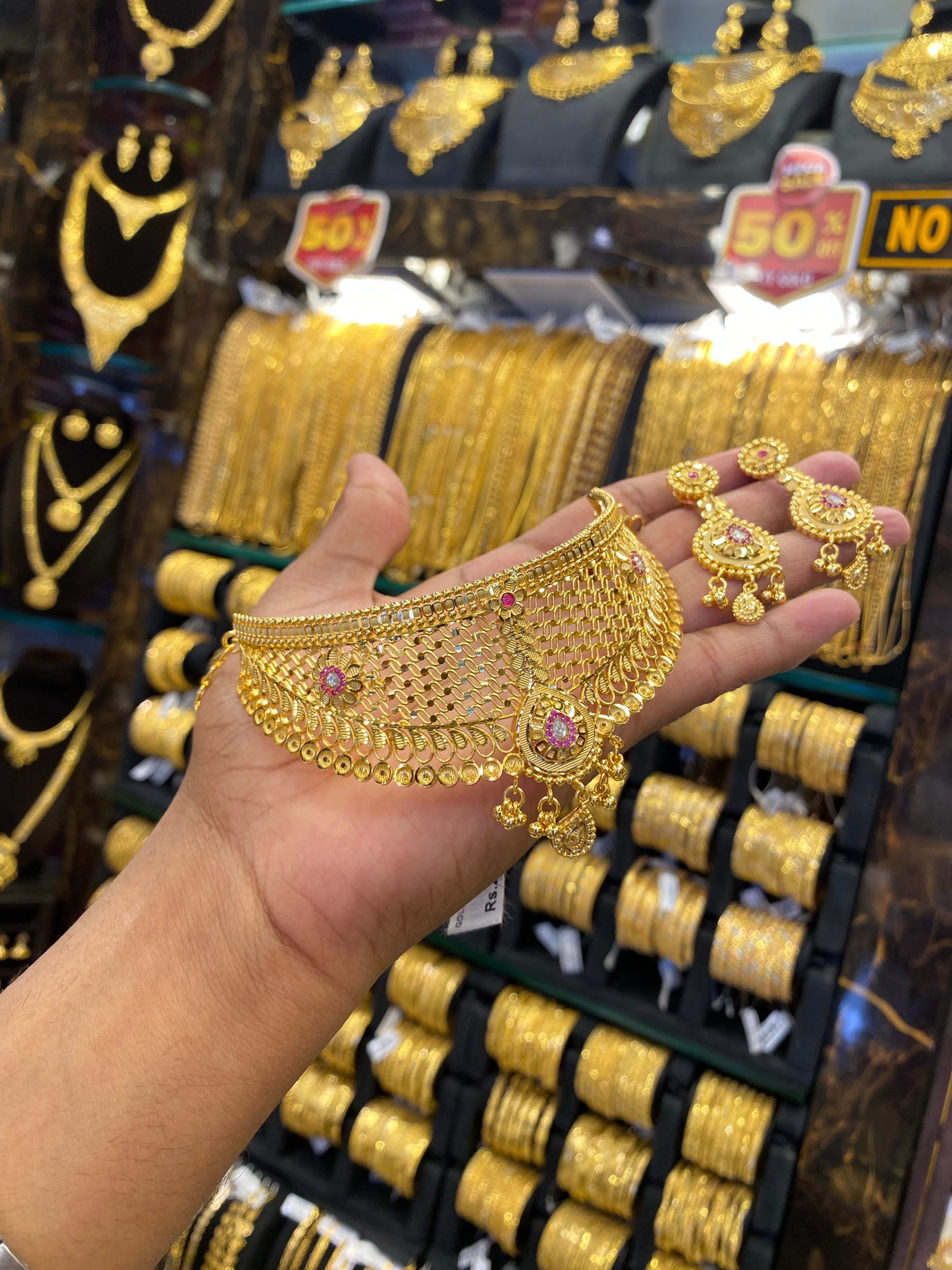 Gold Plated Calcutta Style Choker