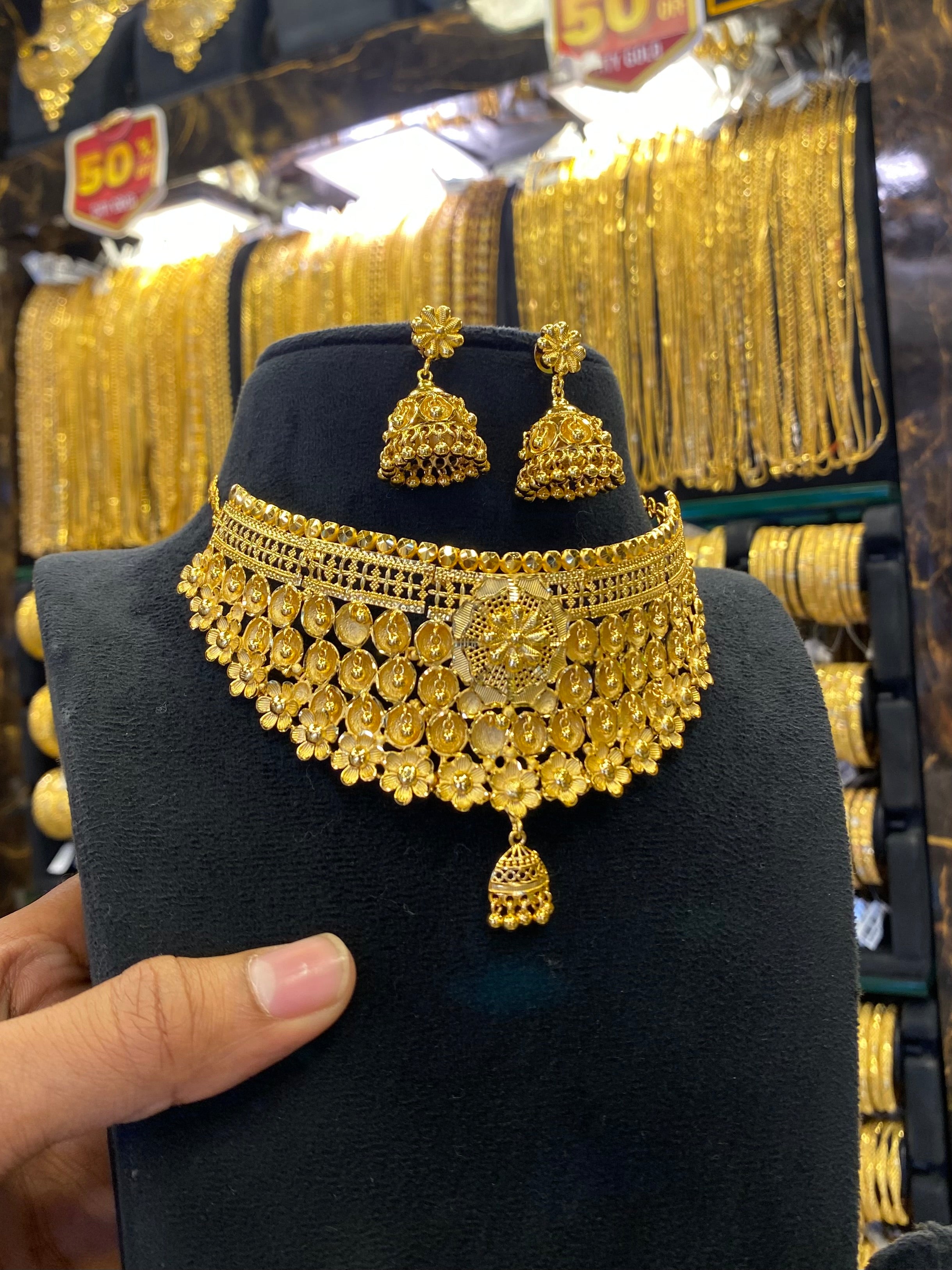 Gold Plated Calcutta Style Choker