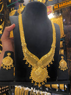 Calcutta Style Long Set Full Gold Plated