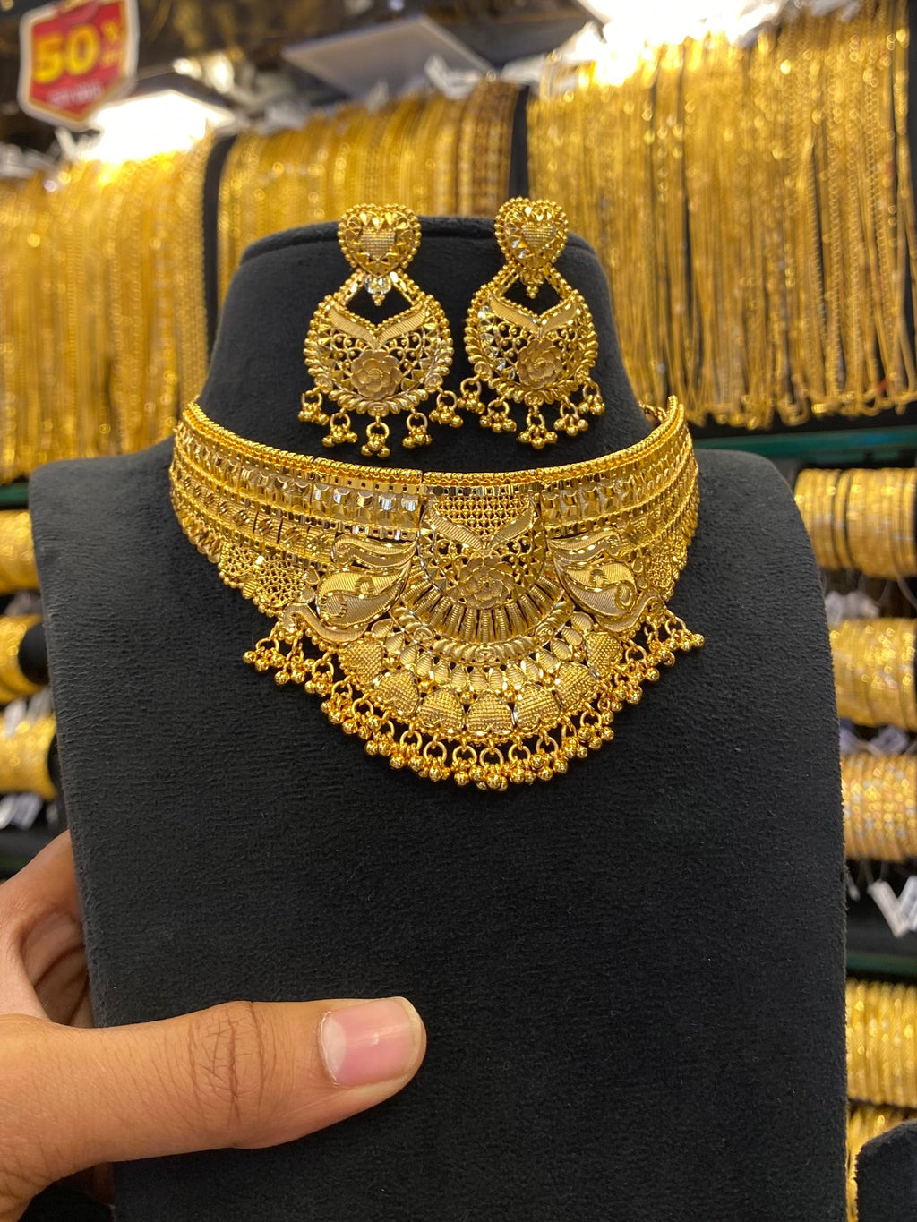 Gold Plated Calcutta Style Choker