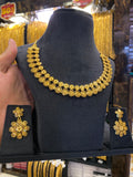 Turkish Style Neck Set Full Gold - Gold Plated