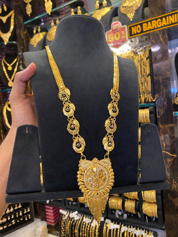 Calcutta Style Gold Plated Long Set