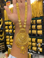 Indian Style Long Set Full Gold- Gold Plated