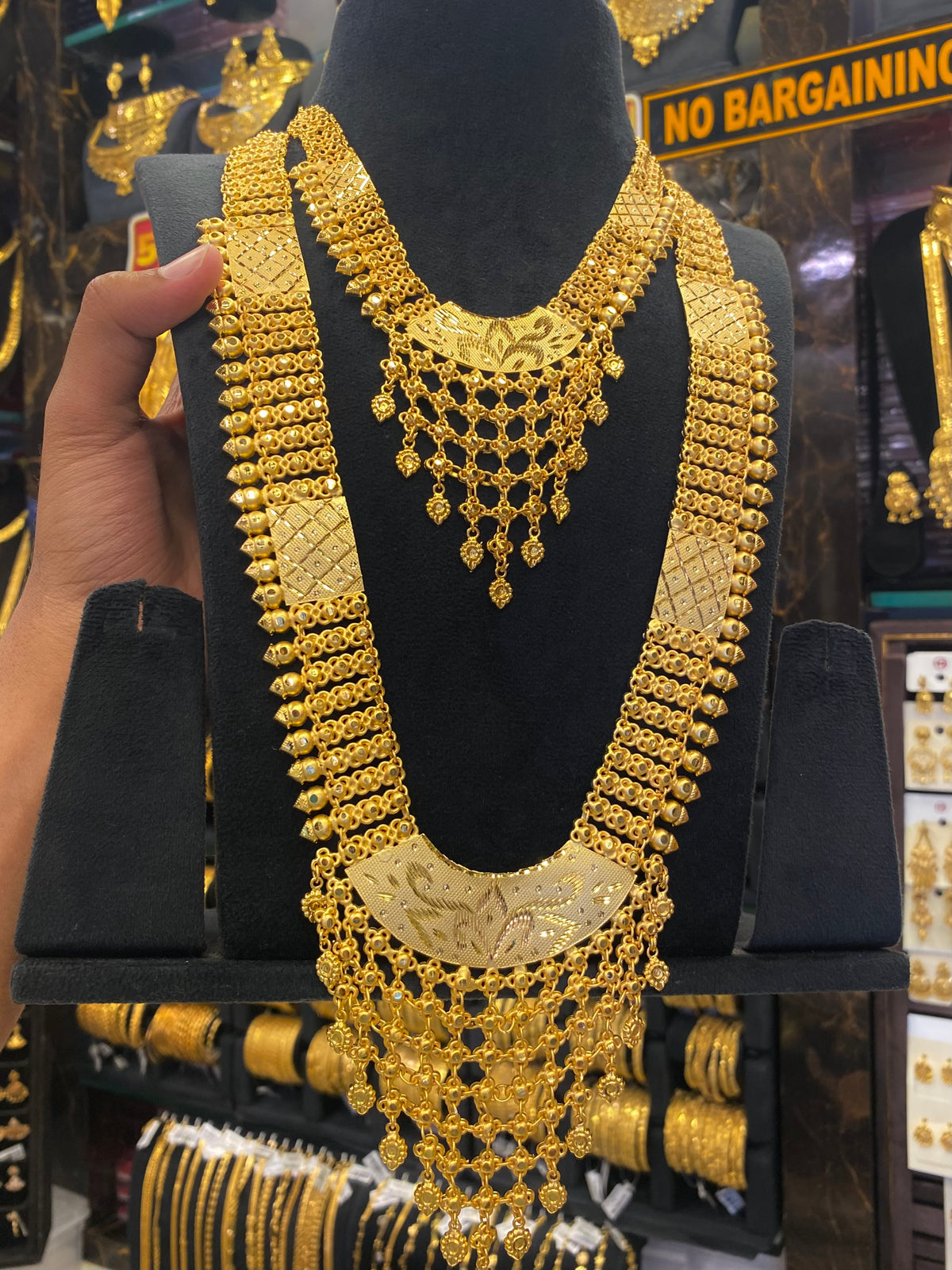 Kerala Style Heavy Combo Set - Gold Plated