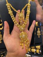 Turkish Style Long Set tri mix - Gold Plated