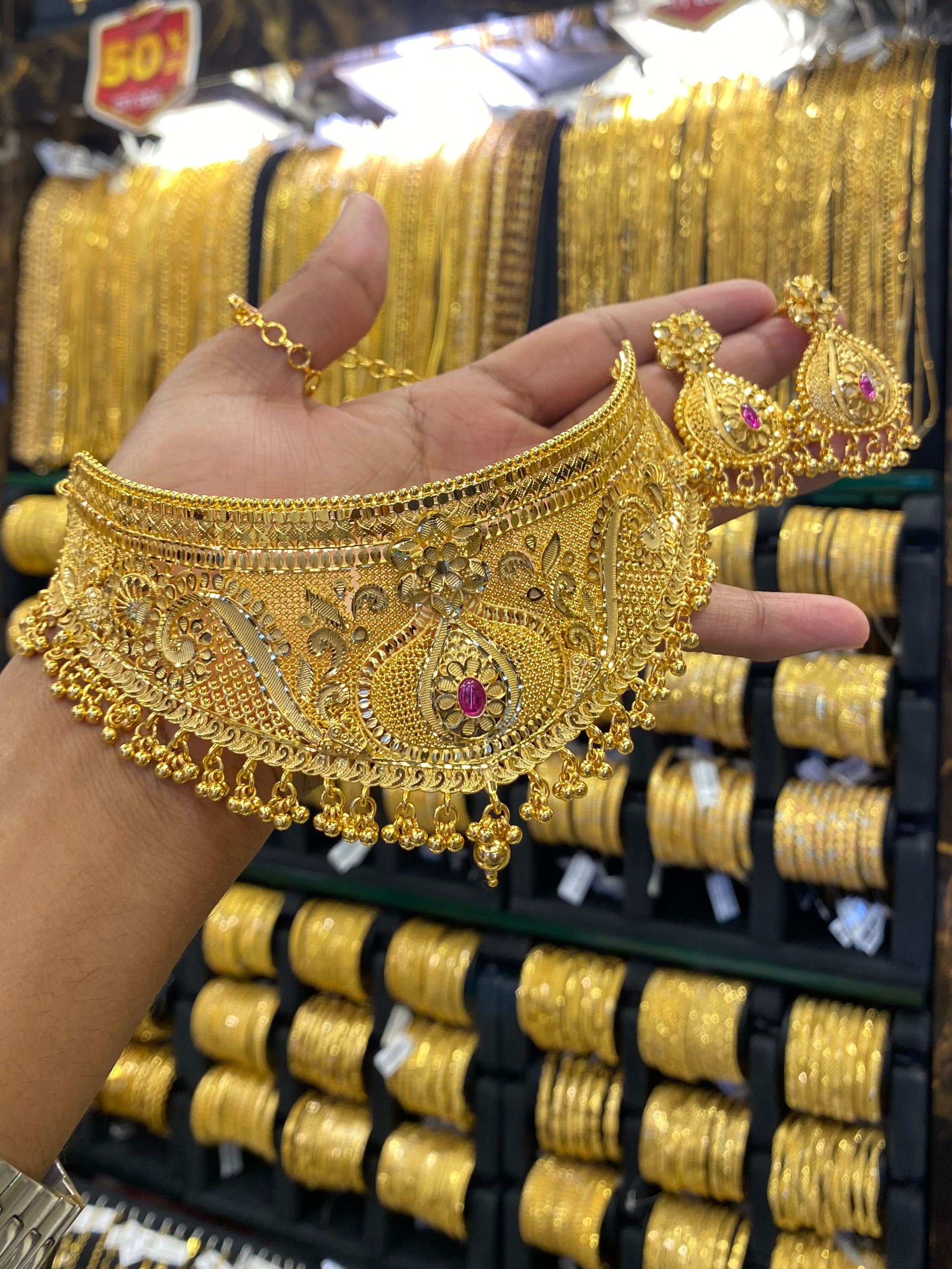 Gold Plated Calcutta Style Choker