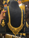 Calcutta Style Heavy Long Set - Gold Plated