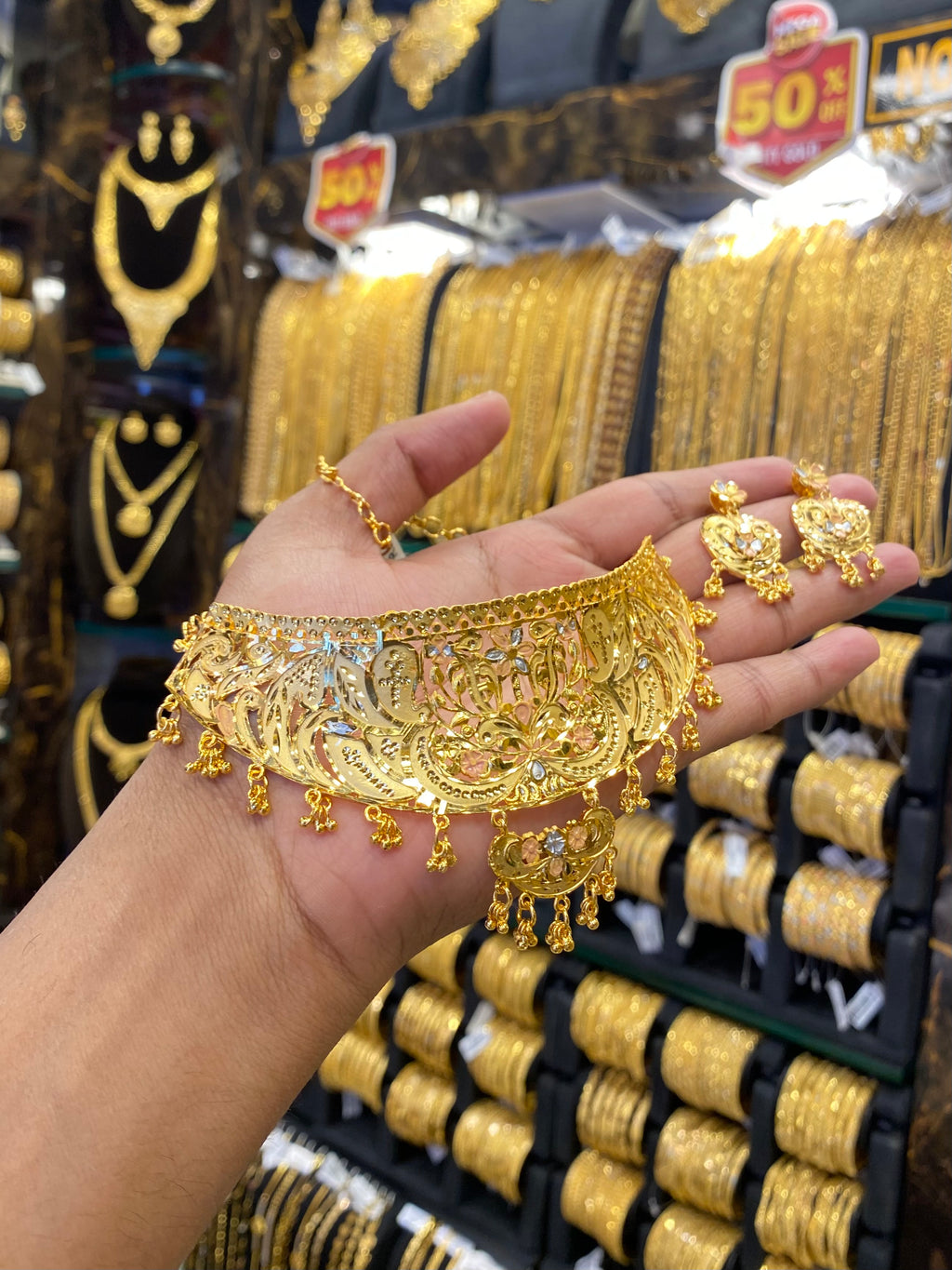 Gold Plated Calcutta Style Choker