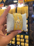 Kada Screw Bangle Broad - 1Pcs Tri Mix