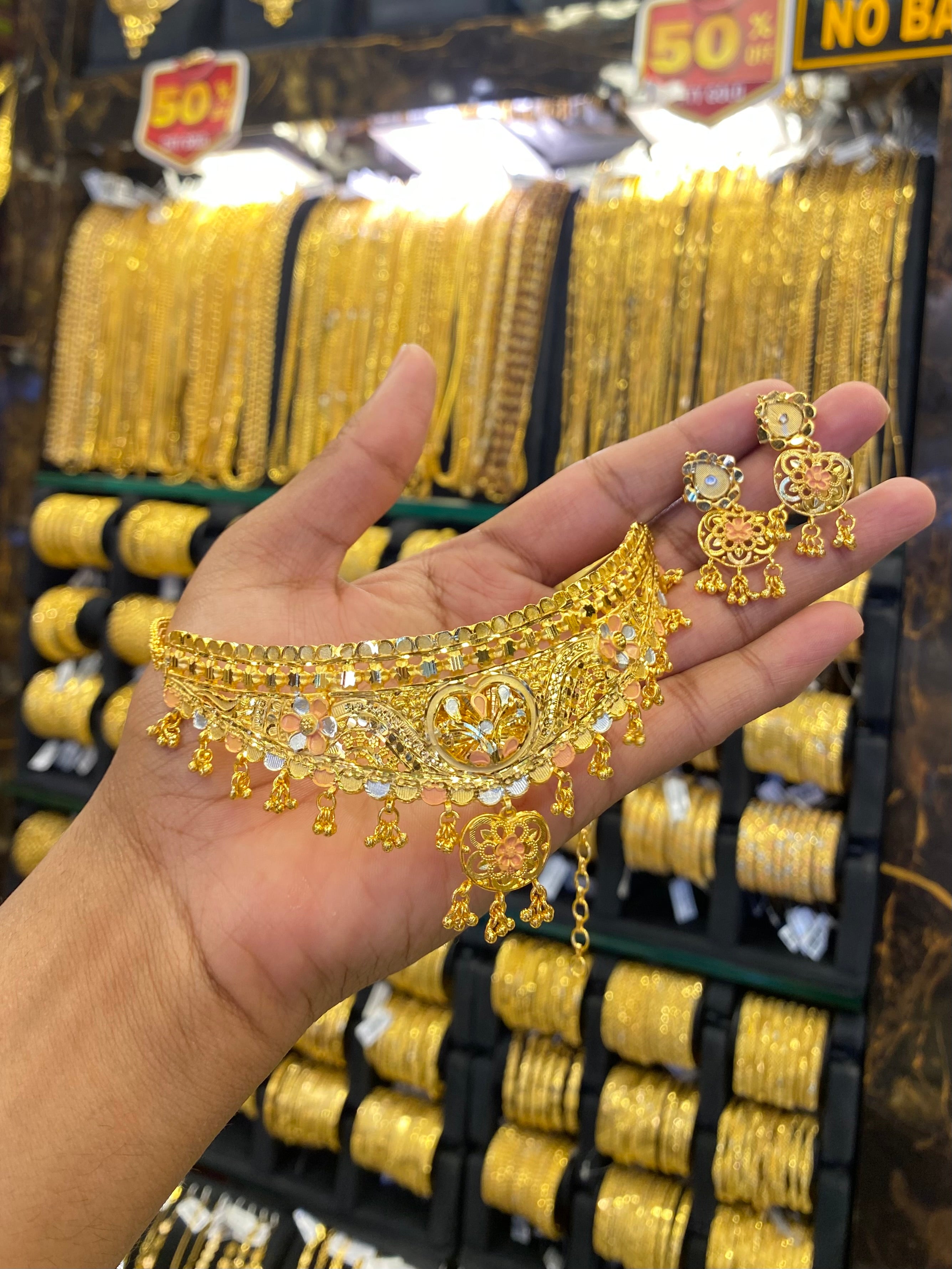 Gold Plated Calcutta Style Choker