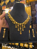 Turkish Style Neck Set Tri Mix- Gold Plated