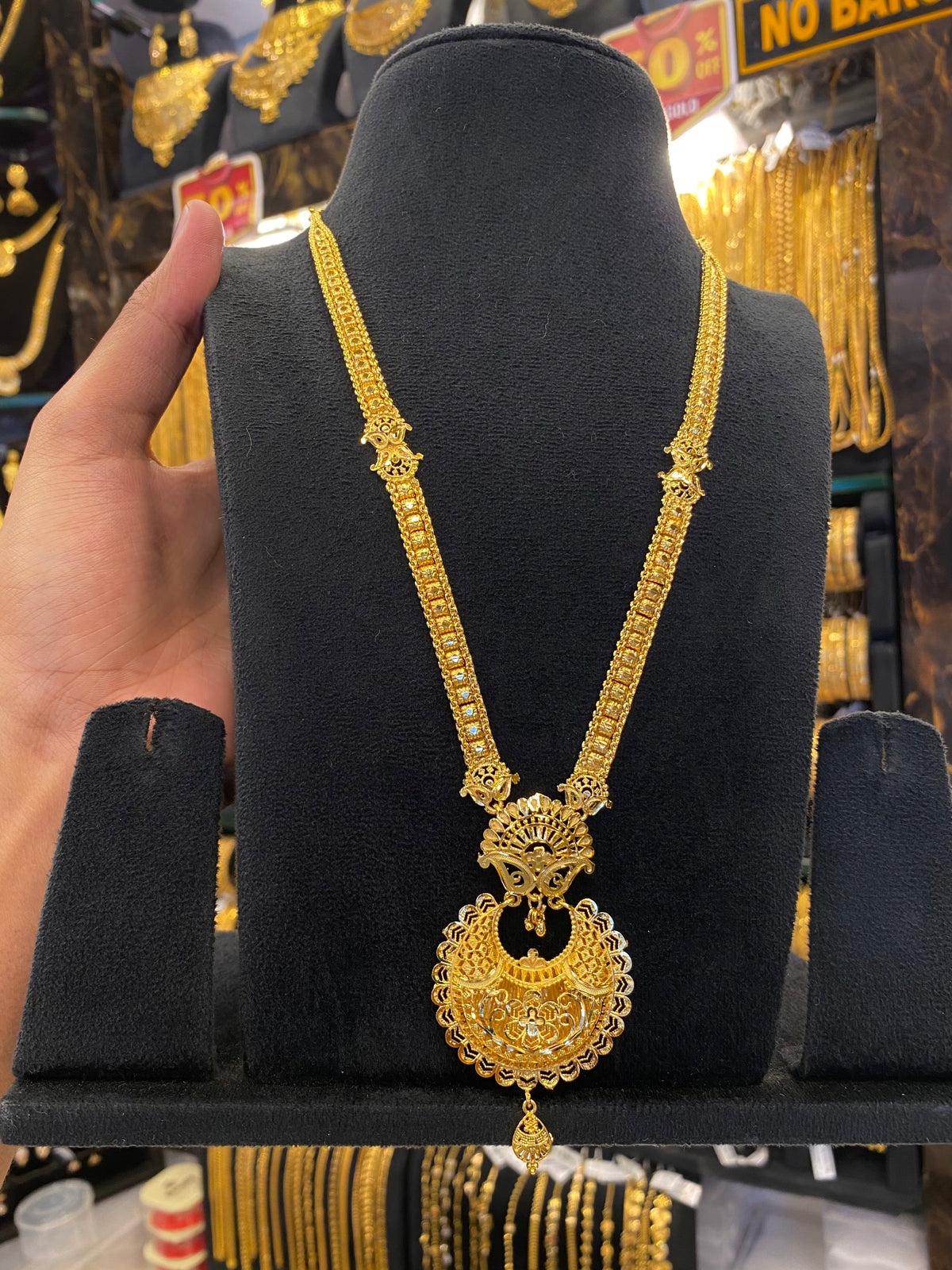 Indian Style Long Set - Gold Plated