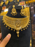 Calcutta Style Choker Set Full Gold Plated